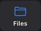 The icon for the files panel